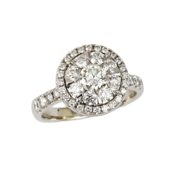 Featured image of this Women’s 14k White Gold Diamond Ring