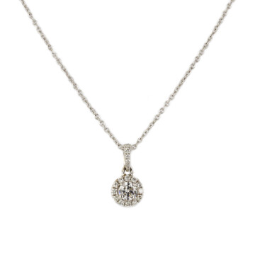 Featured image of this Women’s 14k White Gold Diamond Necklace