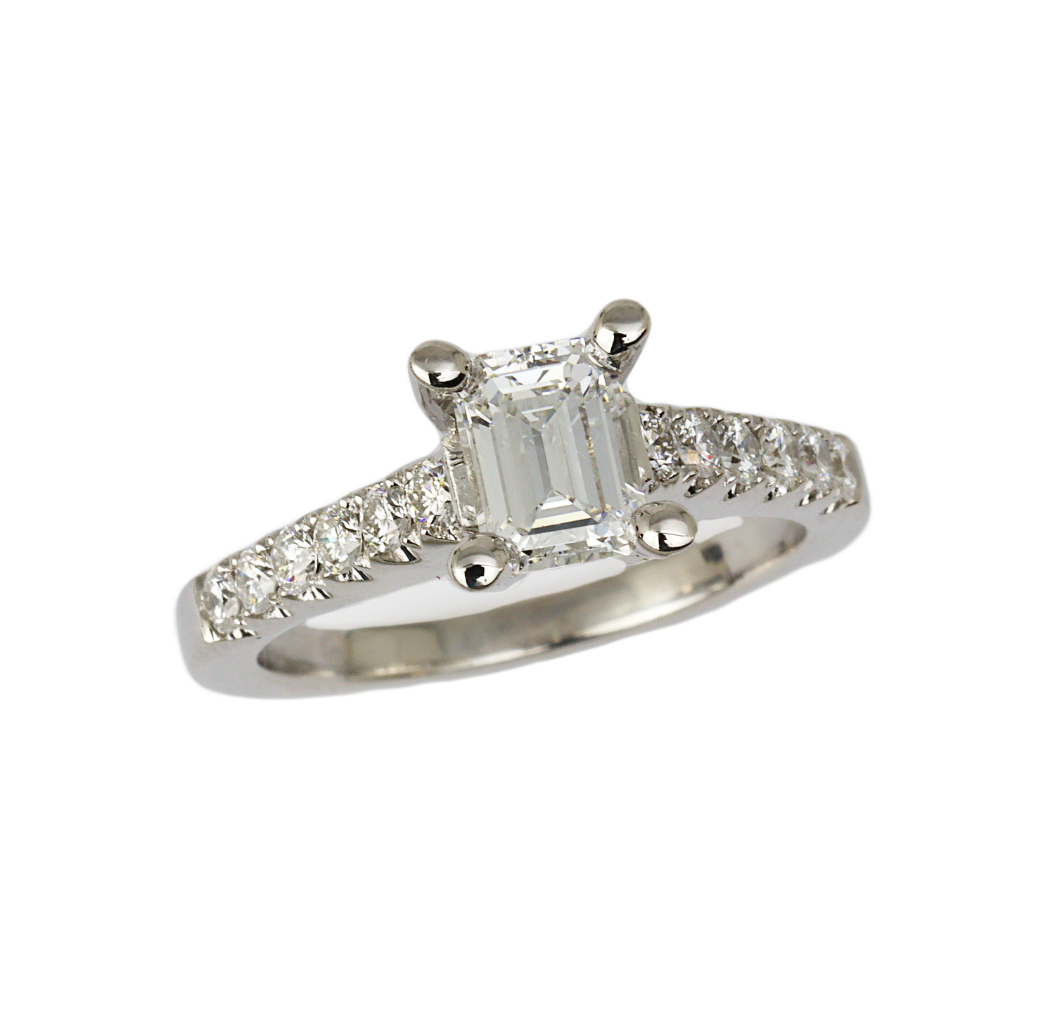 Featured image of this Women’s 18k White Gold Diamond Ring GIA Cert Size 6.25