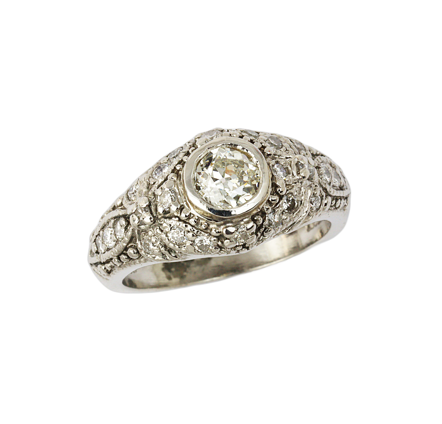 Featured image of this Women’s Platinum Diamond Ring EGL Cert