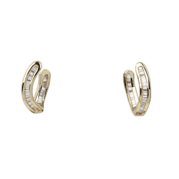 Featured image of this Women’s 14k Yellow Gold Diamond Stud Earrings