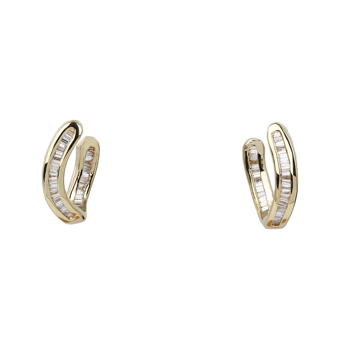 Featured image of this Women’s 14k Yellow Gold Diamond Stud Earrings