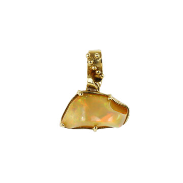 Featured image of this Women’s 14k Yellow Gold Opal Pendant