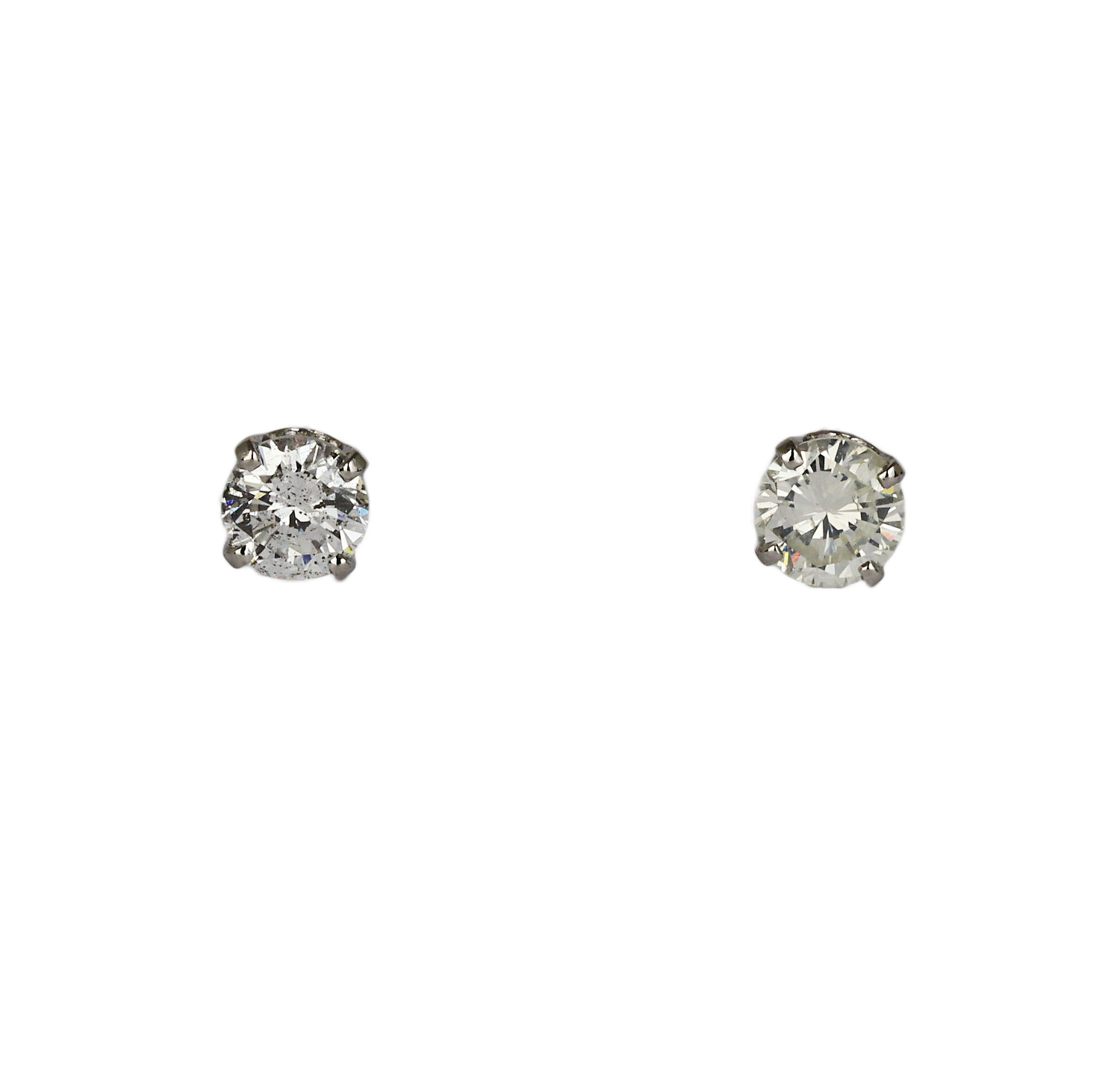 Featured image of this Women’s 14k White Gold Diamond Stud Earrings
