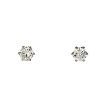 Featured image of this Women’s 14k White Gold Diamond Stud Earrings