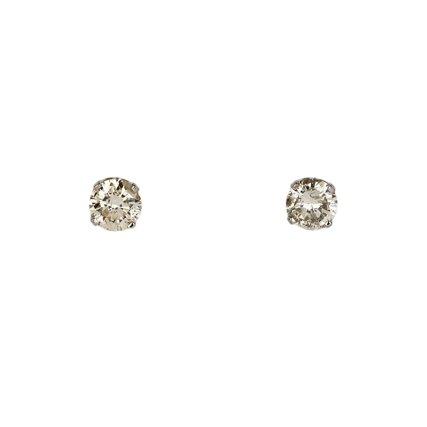 Featured image of this Women’s 14k White Gold Diamond Stud Earrings