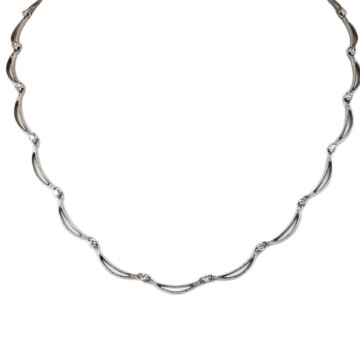 Featured image of this Women’s 14k White Gold Diamond Necklace