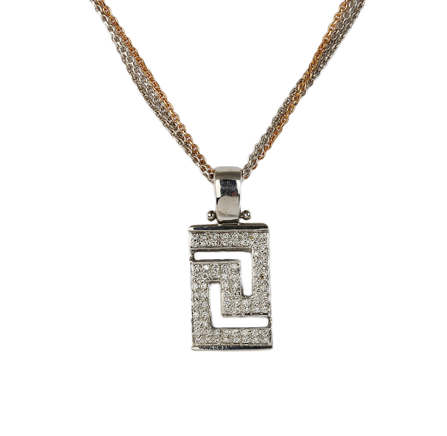 Featured image of this Women’s 18k White Gold Diamond Necklace