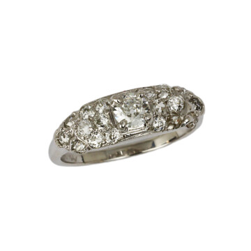 Featured image of this Women’s 14k White Gold Diamond Ring