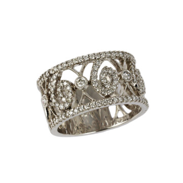 Featured image of this Fischer Women’s 18k White Gold Diamond Ring