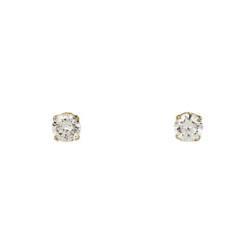Featured image of this Women’s 14k Yellow Gold Diamond Stud Earrings