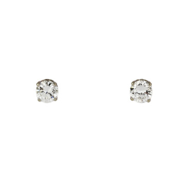 Featured image of this Women’s 14k White Gold Diamond Stud Earrings