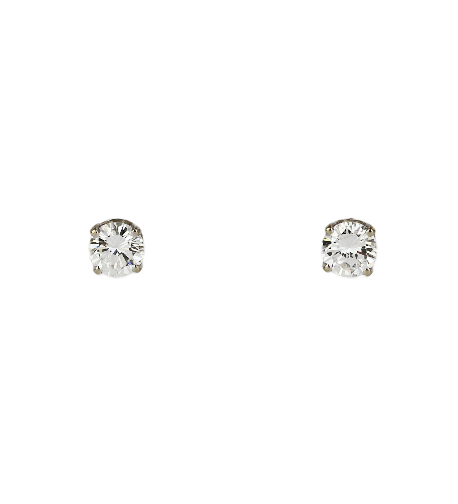 Featured image of this Women’s 14k White Gold Diamond Stud Earrings