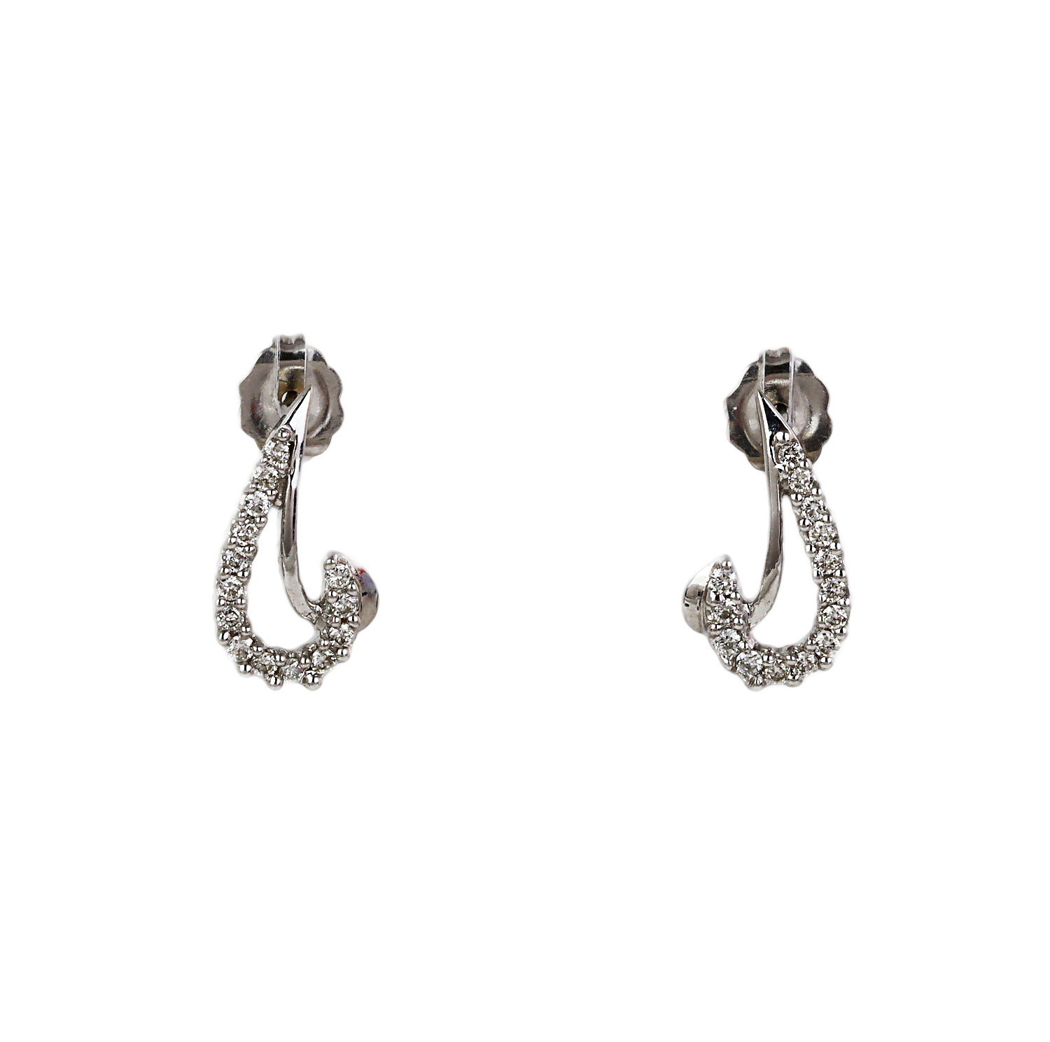 Featured image of this Women’s 14k White Gold Diamond Stud Earrings