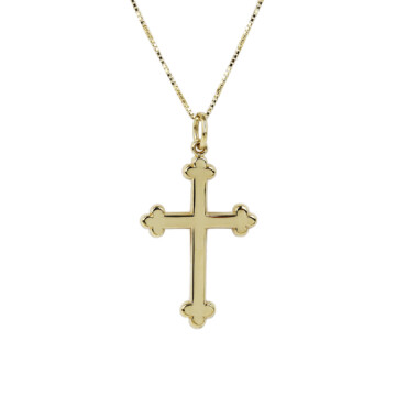 Featured image of this James Avery Women’s 14k Yellow Gold Cross Necklace