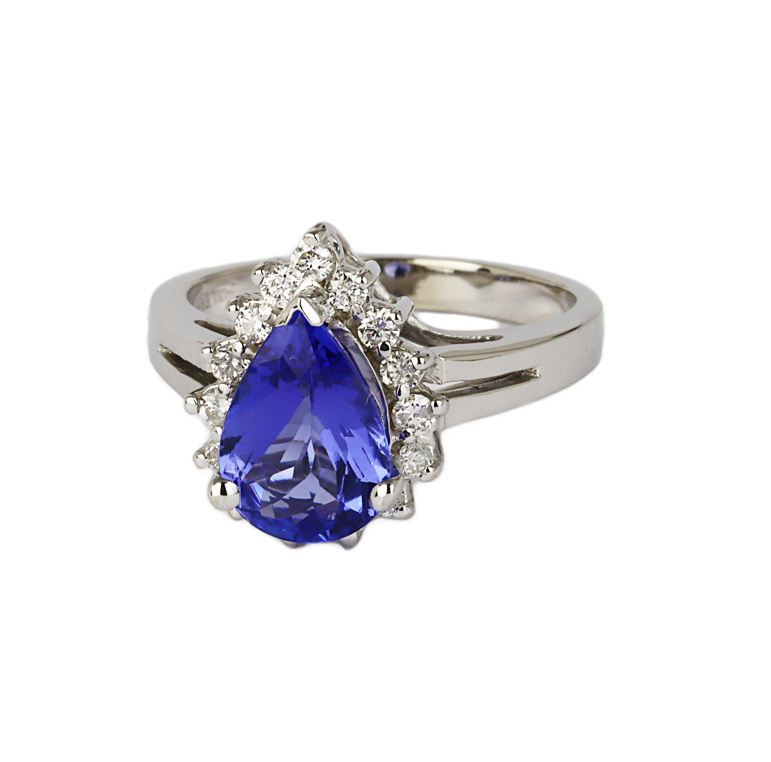 Gallery image of this Women’s 14k White Gold Diamond, Tanzanite Size 6.25 Ring