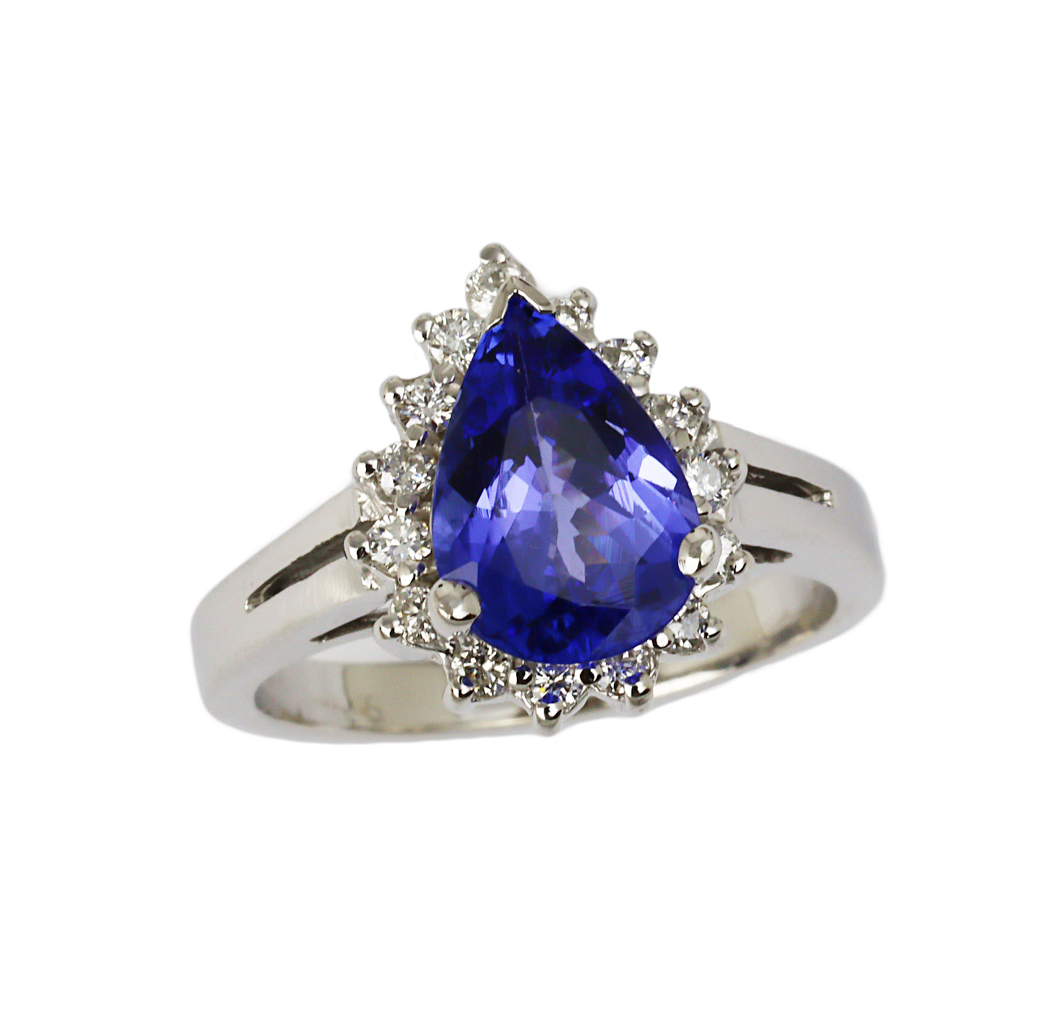 Featured image of this Women’s 14k White Gold Diamond, Tanzanite Size 6.25 Ring