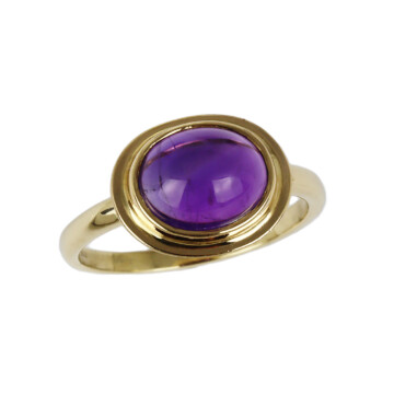 Featured image of this Women’s 14k Yellow Gold Amethyst Size 9.75 Ring