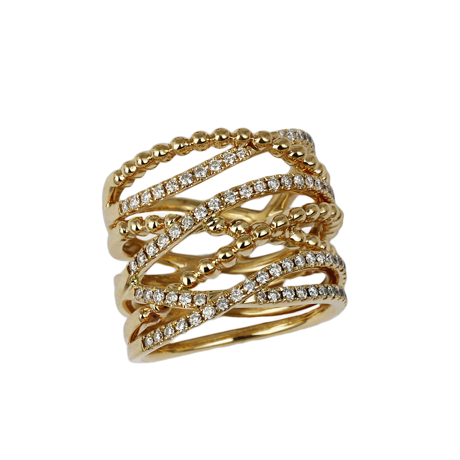 Featured image of this Women’s 14k Yellow Gold Diamond Ring Size 6