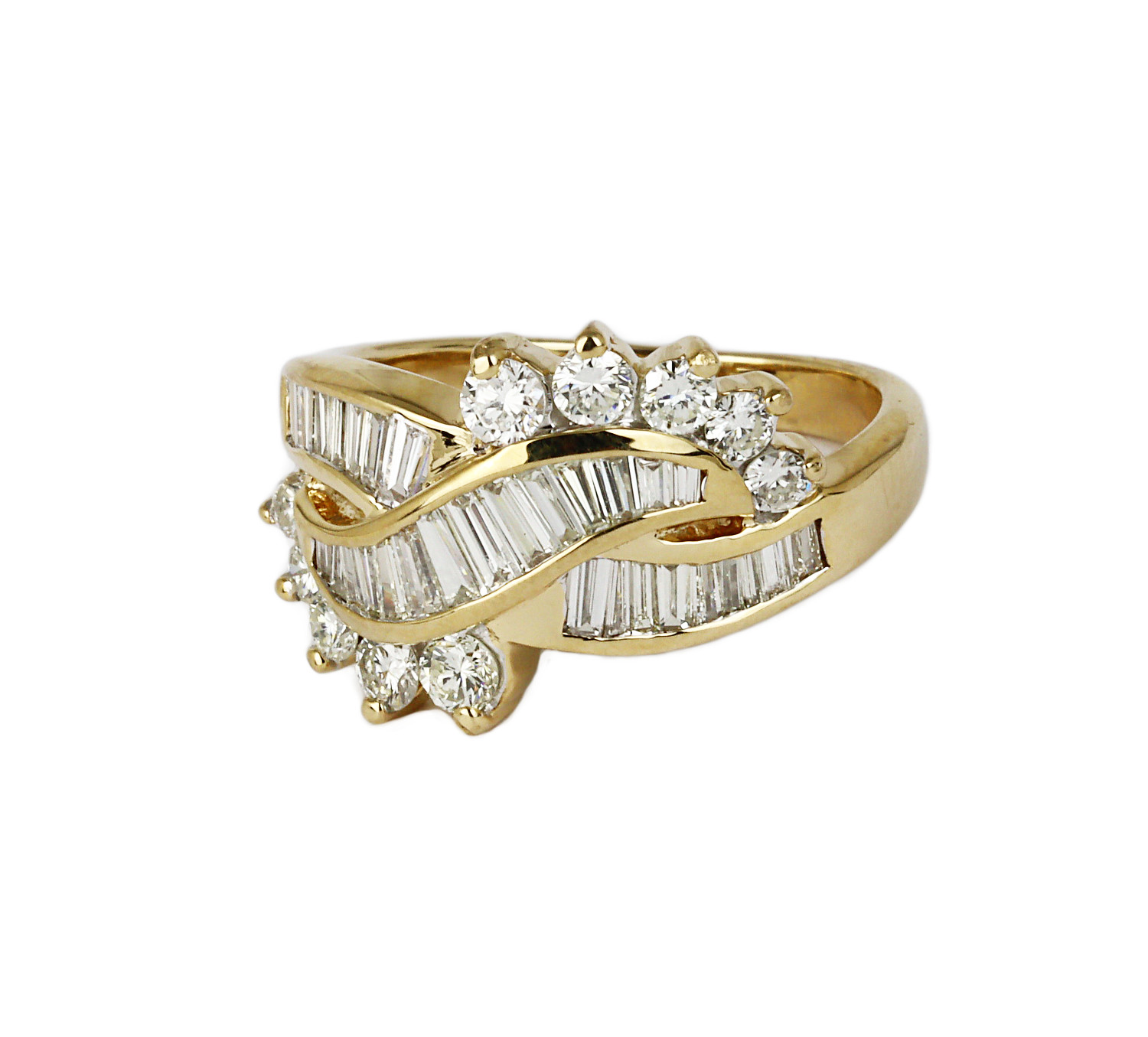 Gallery image of this Women’s 14k Yellow Gold Diamond Ring Size 6.5