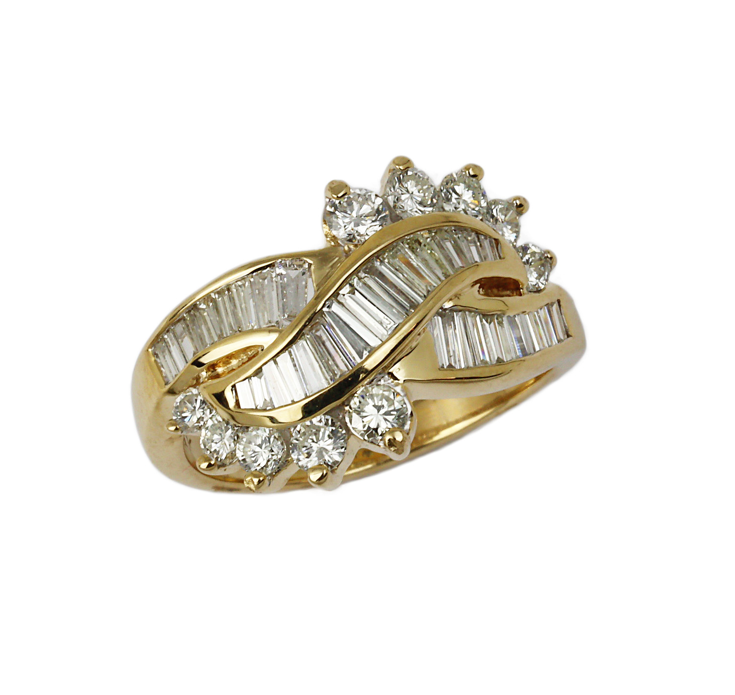 Featured image of this Women’s 14k Yellow Gold Diamond Ring Size 6.5