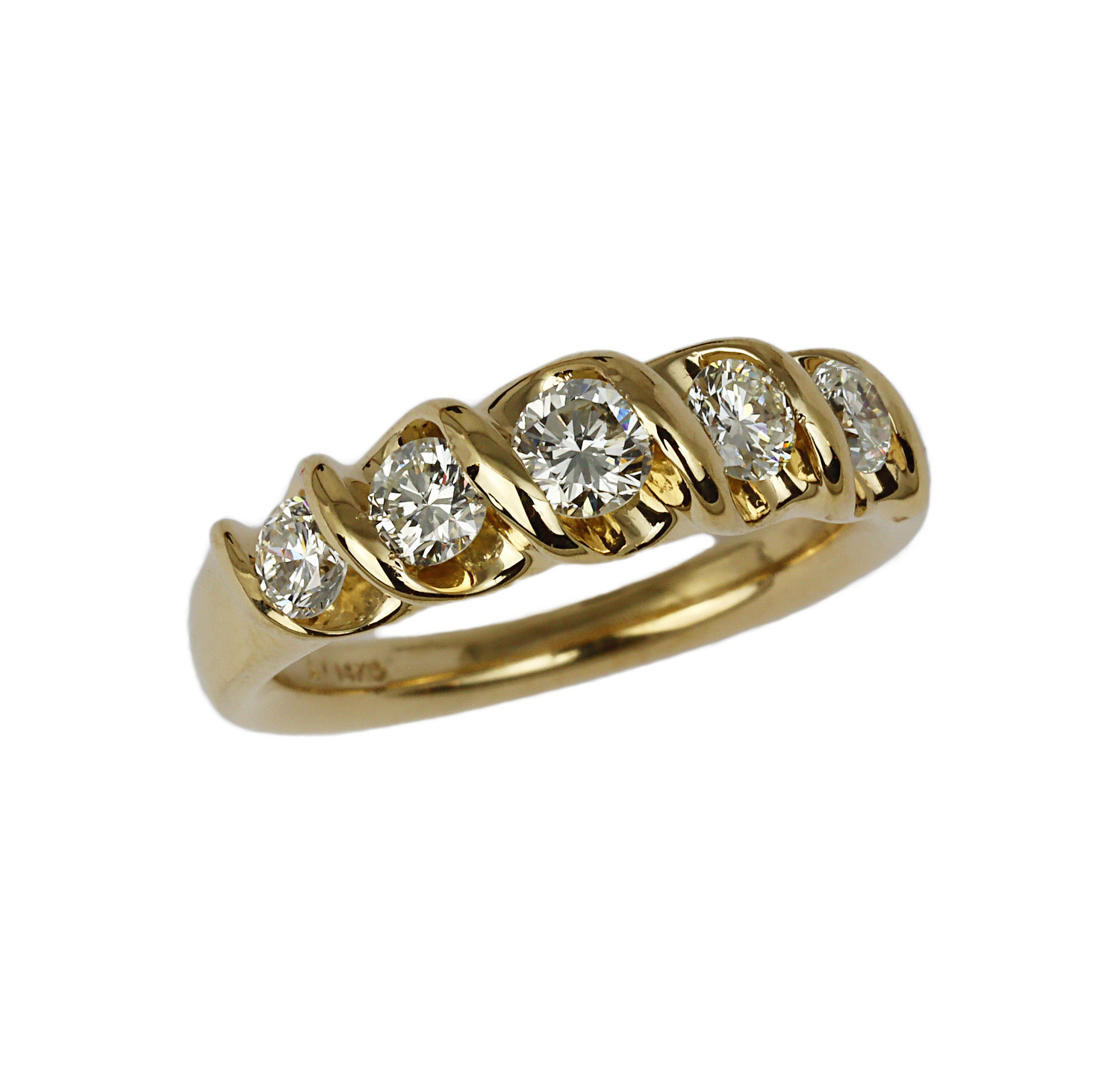Featured image of this Women’s 14k Yellow Gold Diamond Ring Size 6.5