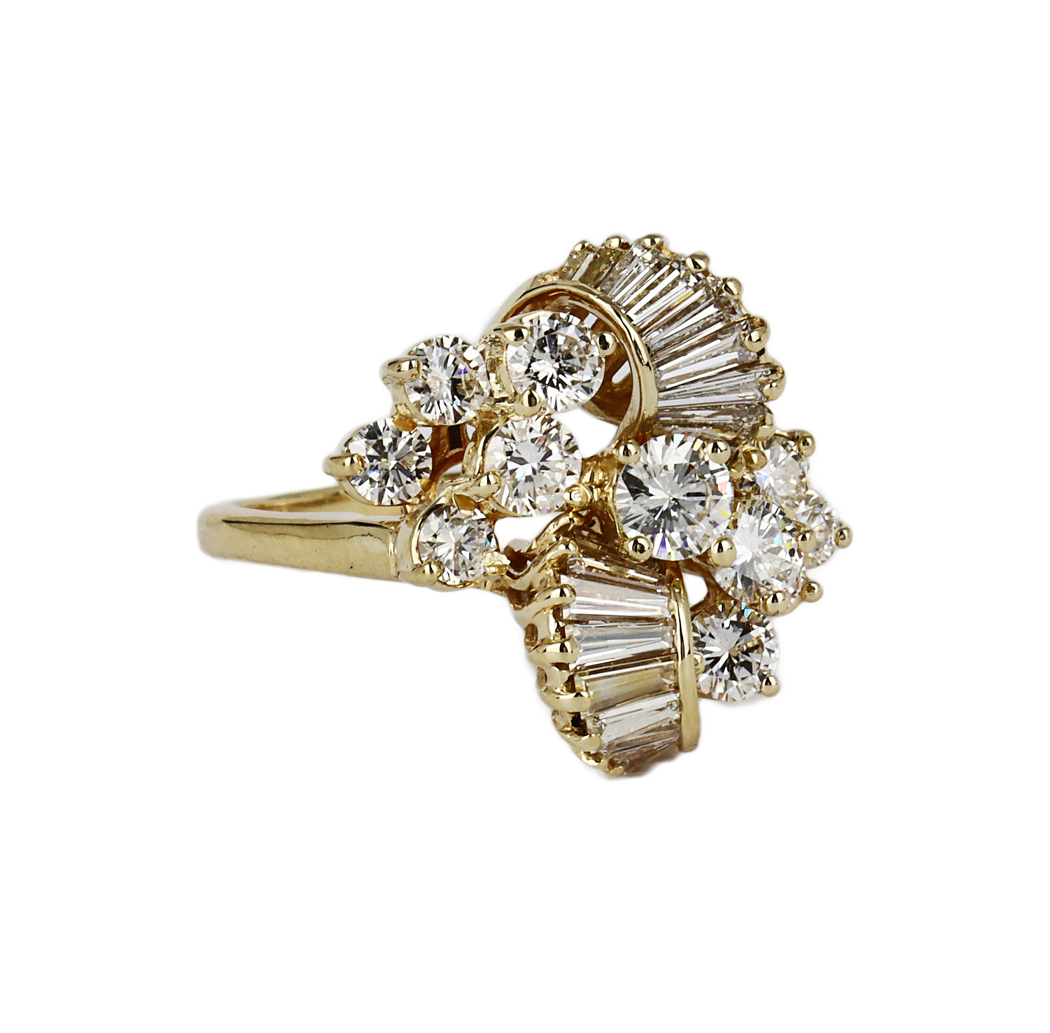 Gallery image of this Women’s 14k Yellow Gold Diamond Ring Size 6.75