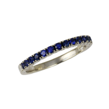 Featured image of this Fischer Women’s 14k White Gold Sapphire Ring Size 7
