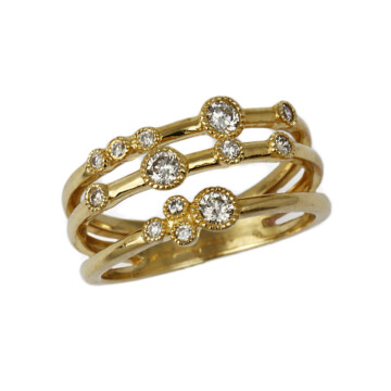 Featured image of this Women’s 14k Yellow Gold Diamond Ring Size 6.25