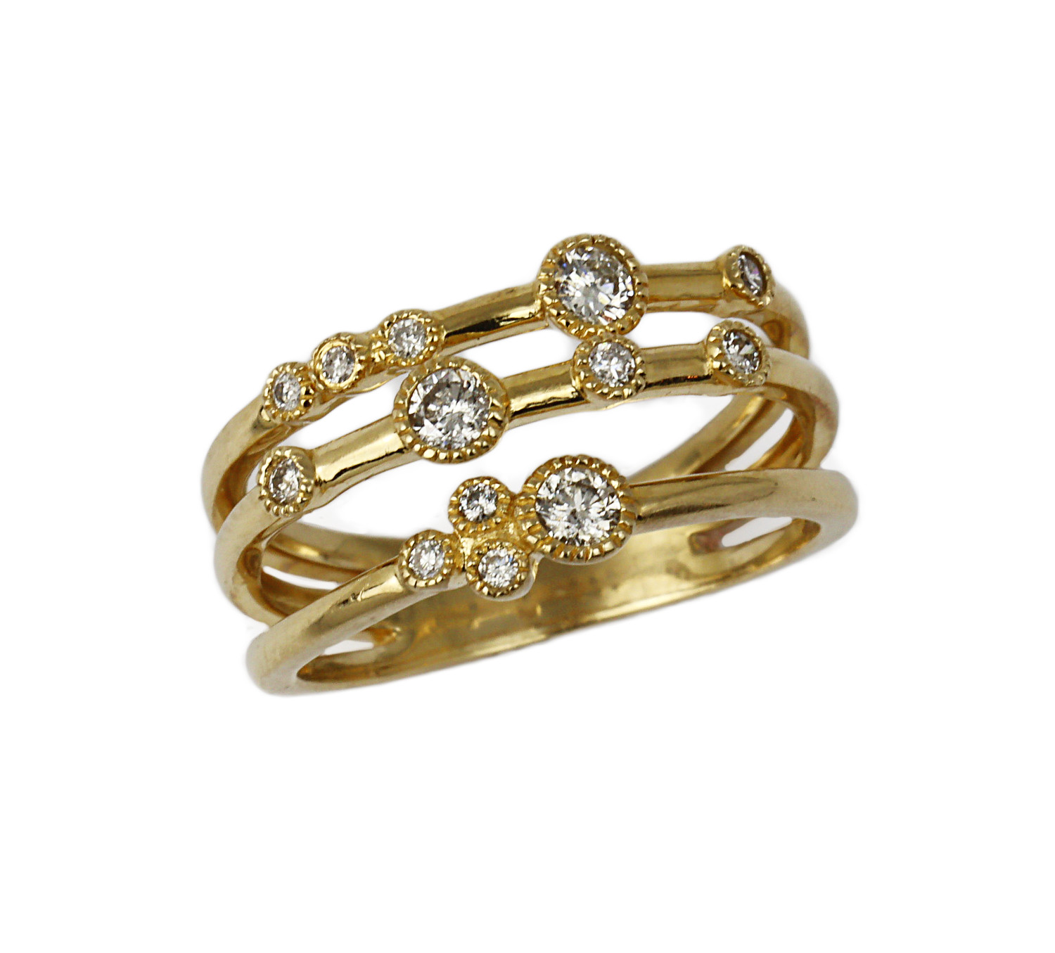 Featured image of this Women’s 14k Yellow Gold Diamond Ring Size 6.25