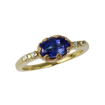 Featured image of this Women’s 18k Yellow Gold Diamond, Tanzanite Ring Size 7