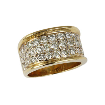 Featured image of this Women’s 14k Yellow Gold Diamond Ring Size 6.75