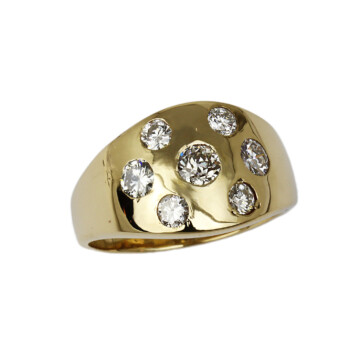 Featured image of this Women’s 14k Yellow Gold Diamond Ring Size 9.25