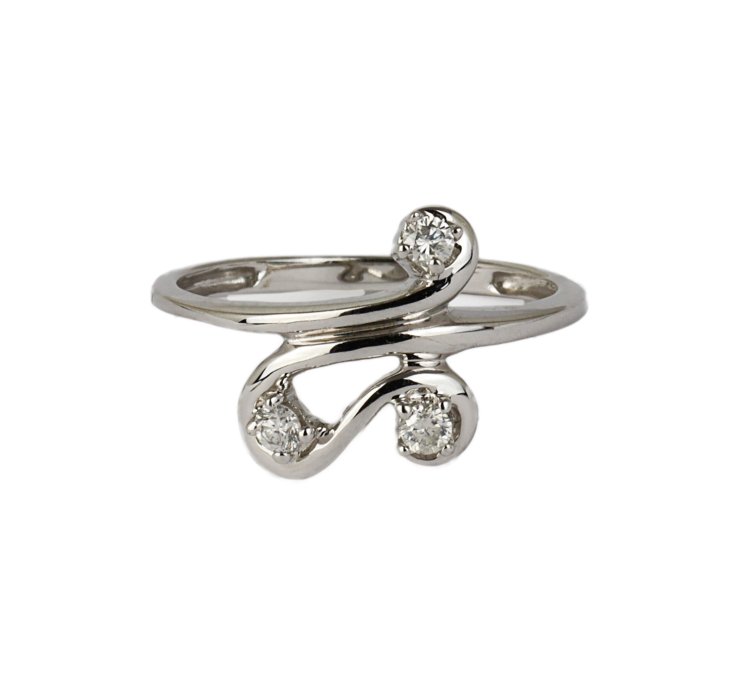 Gallery image of this Women’s 14k White Gold Diamond Ring Size 7