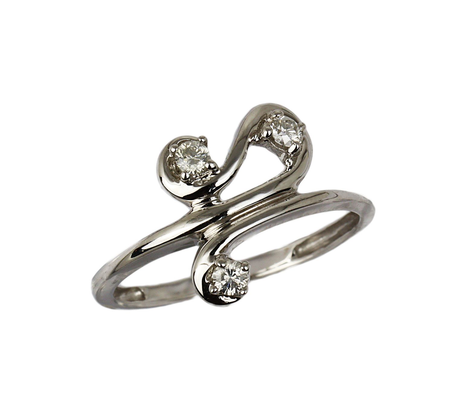 Featured image of this Women’s 14k White Gold Diamond Ring Size 7
