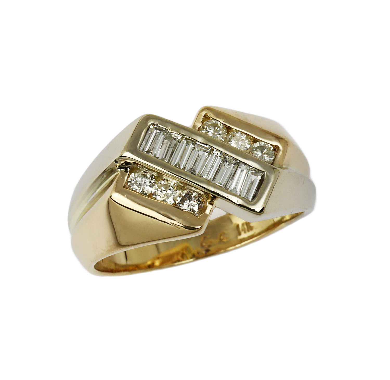 Featured image of this Women’s 14k Yellow Gold Diamond Ring Size 8.75