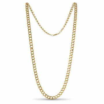 Featured image of this Men’s 14k Yellow Gold Curb Chain Necklace
