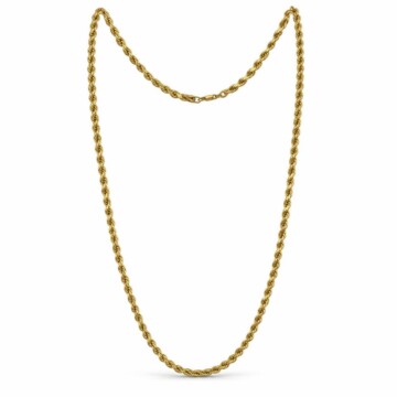 Featured image of this Men’s 14k Yellow Gold Rope Chain Necklace