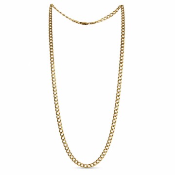 Featured image of this Men’s 14k Yellow Gold Curb Chain Necklace