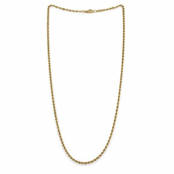 Featured image of this Unisex 14k Yellow Gold Rope Chain Necklace
