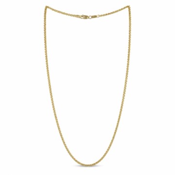 Featured image of this Unisex 14k Yellow Gold Wheat Chain Necklace