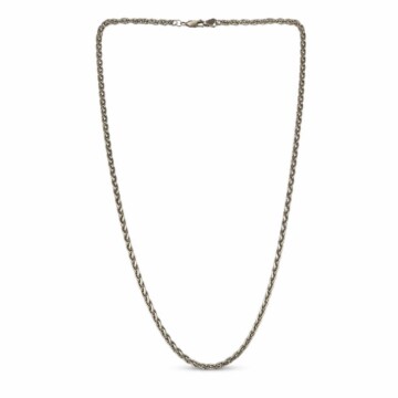 Featured image of this Men’s 14k White Gold Wheat Chain Necklace