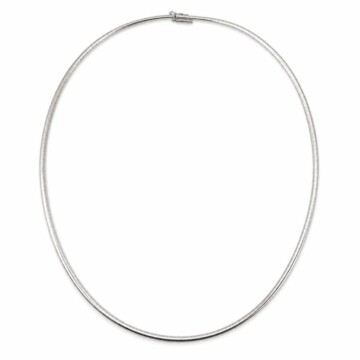 Featured image of this Women’s 14k White Gold Omega Chain Necklace