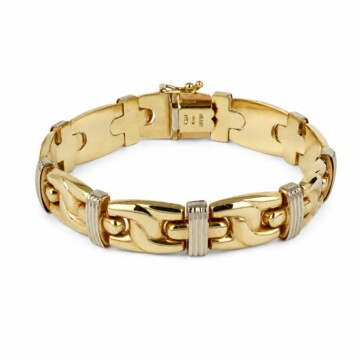 Featured image of this Women’s 14k Yellow & White Gold Link Bracelet