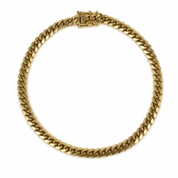 Featured image of this Men’s 14k Yellow Gold Curb Link Bracelet