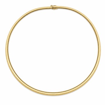 Featured image of this Women’s 14k Yellow Gold Omega Chain Necklace