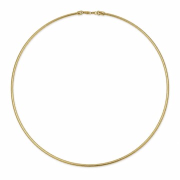 Featured image of this Women’s 14k Yellow Gold Omega Snake Chain Necklace