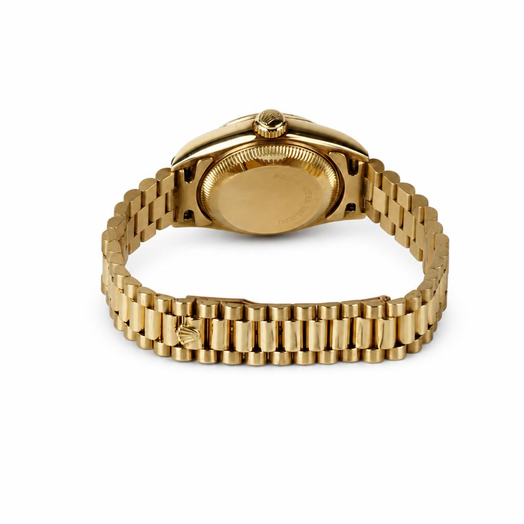 Gallery image of this 18k Yellow Gold Diamond President Rolex Wristwatch – 26mm Case