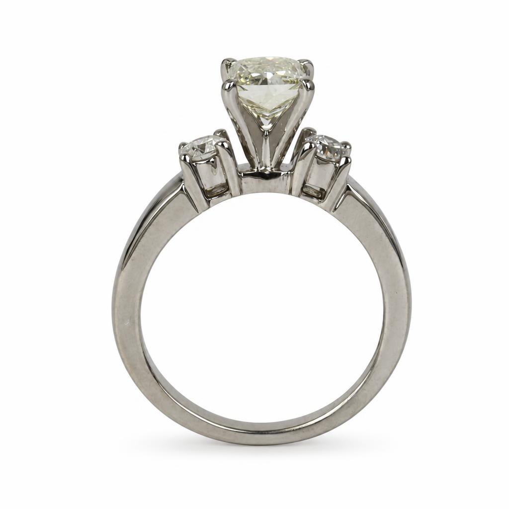 Gallery image of this Women’s 14k White Gold Diamond Bridal Ring Size 5.5