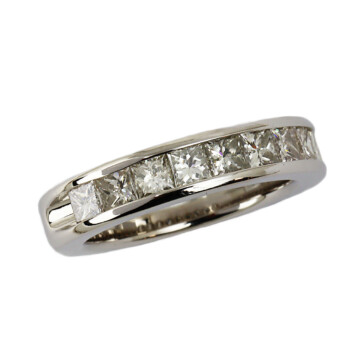 Featured image of this Men’s 14k White Gold Diamond Ring Size 7